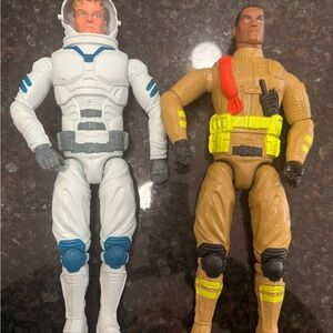Member's Mark Elite Adventure Corp 2 Action Figures Space Explorer &Fire Fighter